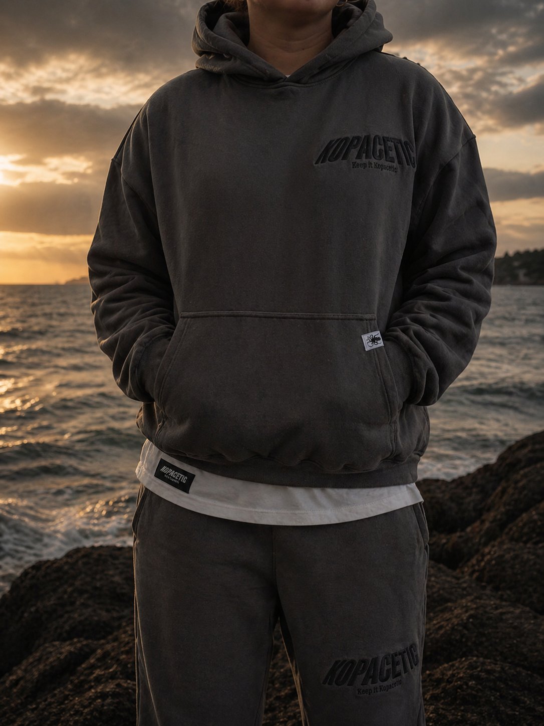 KOPACETIC Charcoal Grey Hoodie