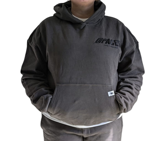 KOPACETIC Charcoal Grey Cotton Hoodie