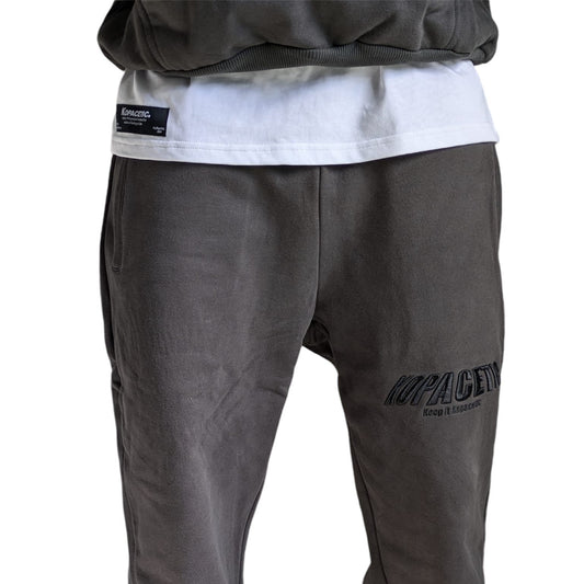 KOPACETIC Charcoal Grey Cotton Sweatpants